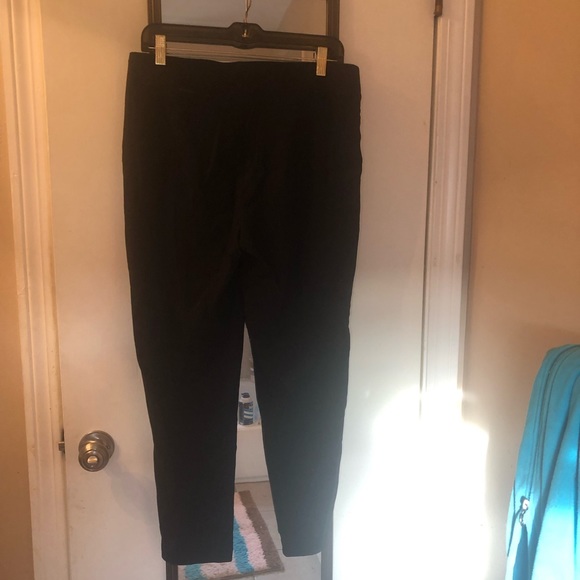 Rafaella Comfort Slim Ankle Pull On Dress Pants Size 12 Black Officewear Slacks - Picture 5 of 10